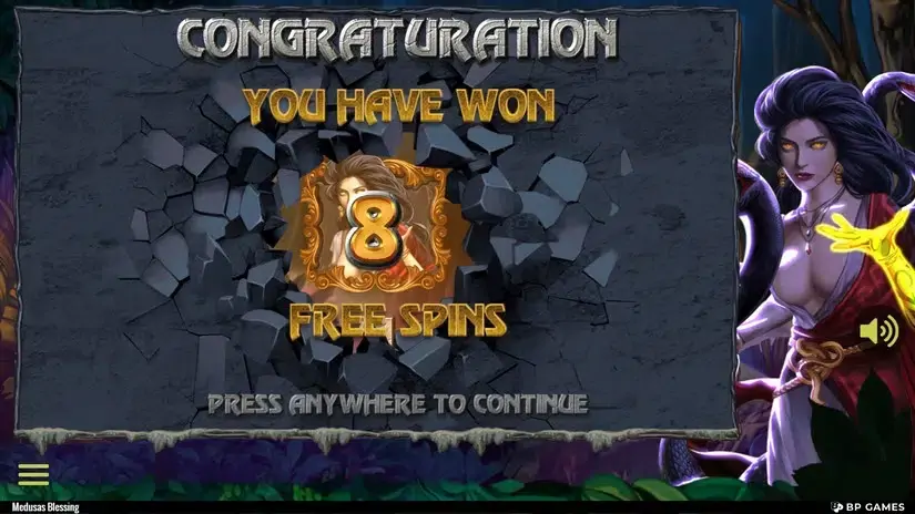 Medusa’s Blessing slot screenshot 4
