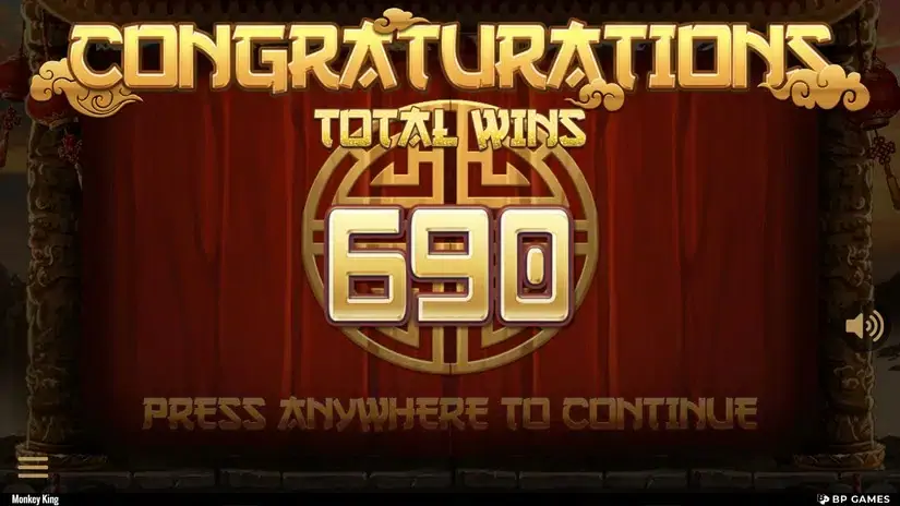 Monkey King slot screenshot 8