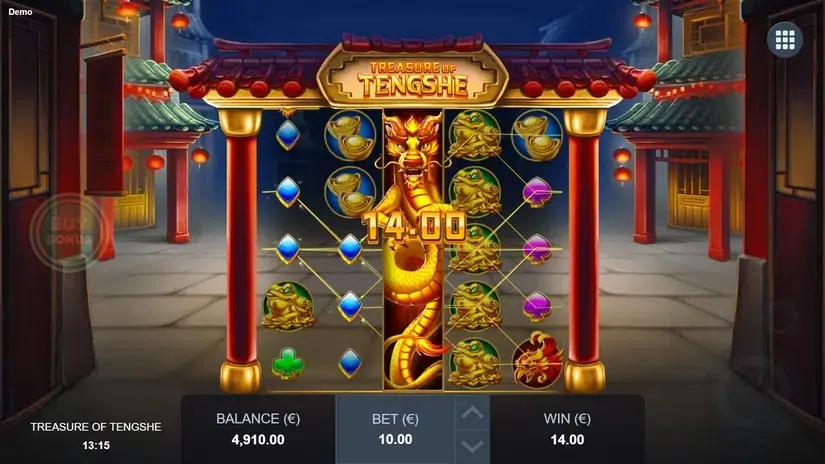 Treasure of Tengshe slot screenshot 2