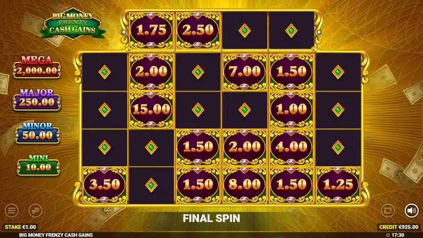 Big Money Frenzy Cash Gains slot screenshot 5