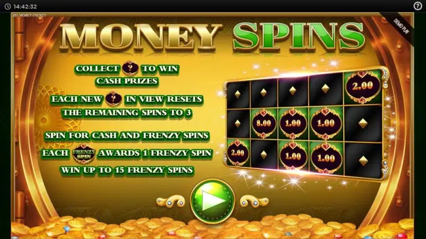 Big Money Frenzy slot screenshot 2