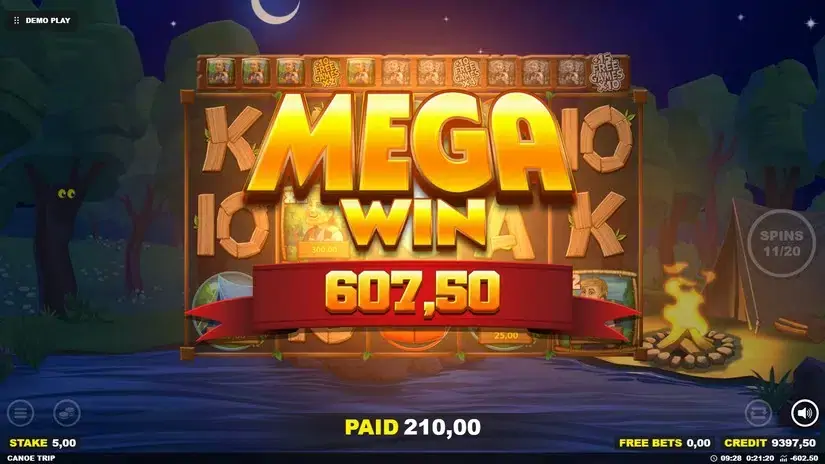 Canoe Trip slot screenshot 8