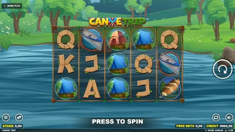 Canoe Trip slot screenshot 1