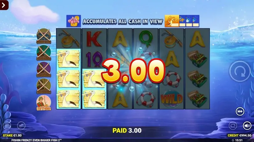 Fishin’ Frenzy Even Bigger Fish 2 slot screenshot 5