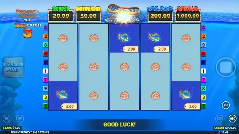 Fishin’ Frenzy The Big Catch 3 slot screenshot 2