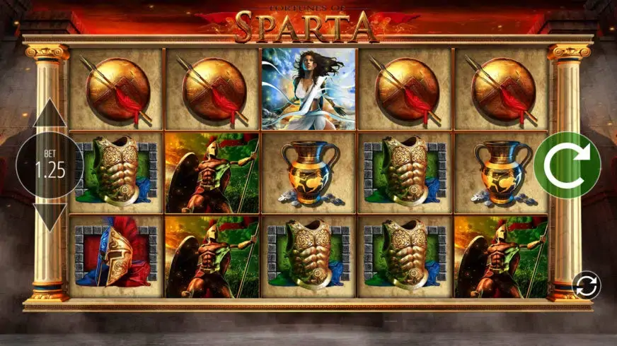 Fortunes of Sparta slot screenshot 
