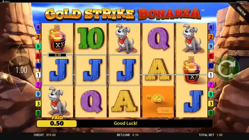 Gold Strike Bonanza slot screenshot 5