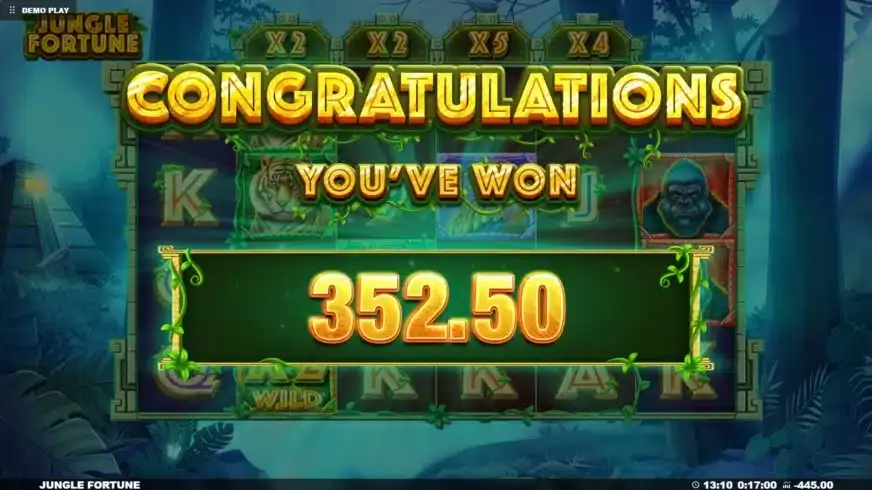 Jungle Fortune slot screenshot 