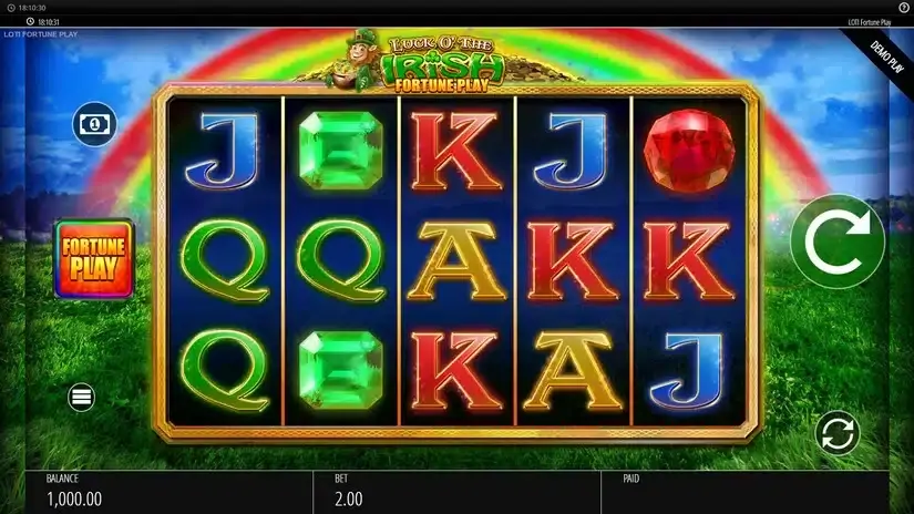 Luck O The Irish Fortune Play slot screenshot 1