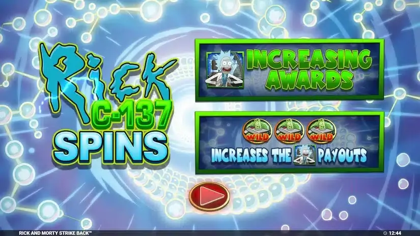 Rick And Morty Strike Back slot screenshot 5