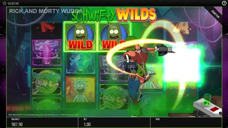 Rick and Morty Wubba Lubba Dub Dub slot screenshot 3