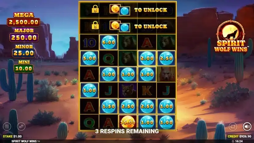 Spirit Wolf Wins slot screenshot 7