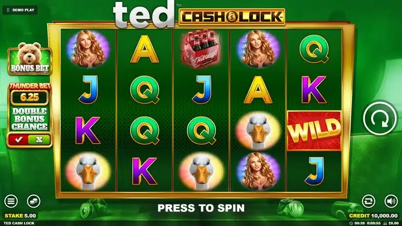 TED Cash Lock slot screenshot 1