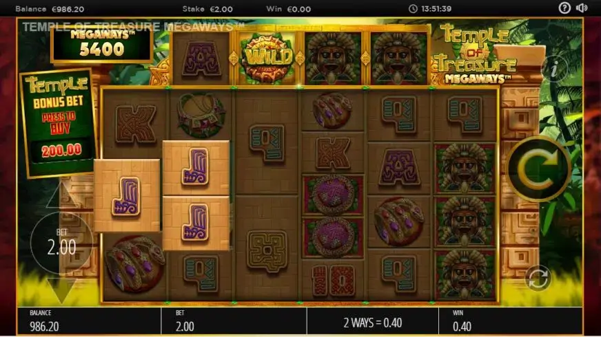 Temple of Treasures MegaWays slot screenshot 3