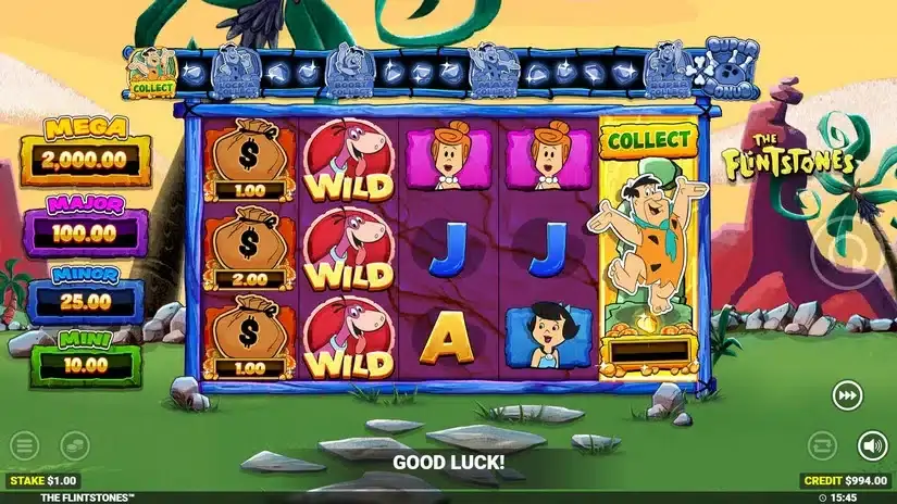 The Flintstones slot screenshot 2