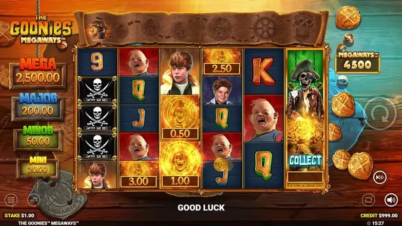 The Goonies Megaways slot screenshot 3