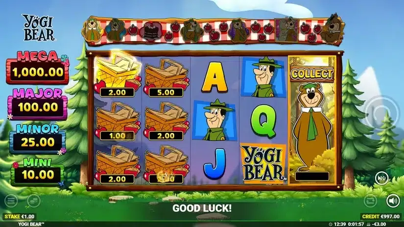 Yogi Bear slot screenshot 2