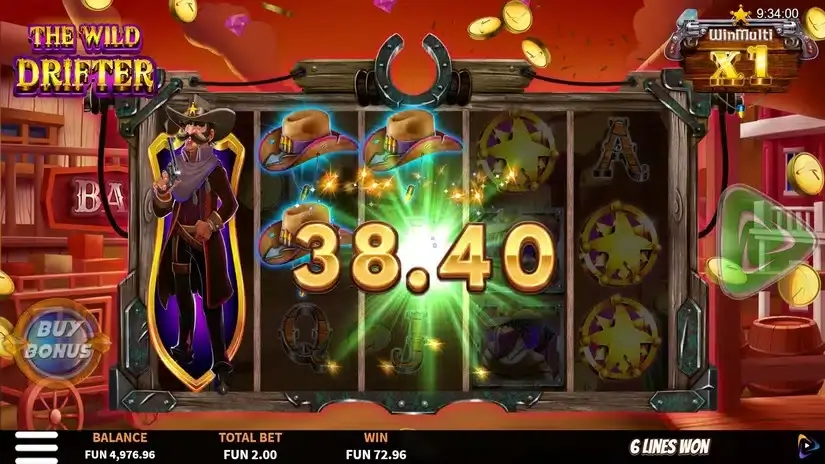 The Wild Drifter slot screenshot 4