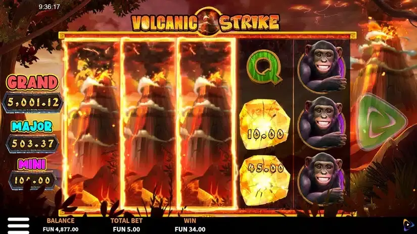 Volcanic Strike slot screenshot 4