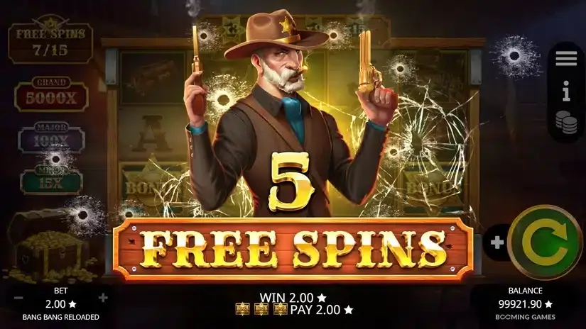 Bang Bang Reloaded slot screenshot 5
