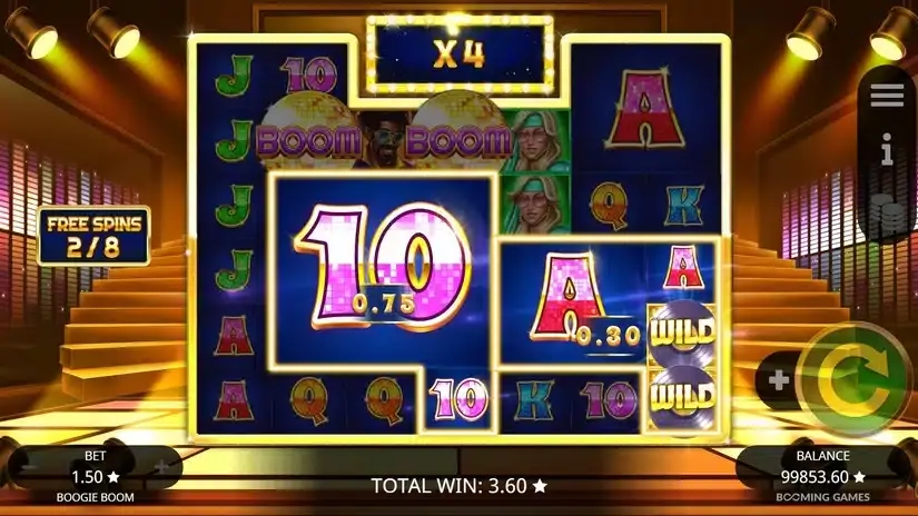 Boogie Boom slot screenshot 4