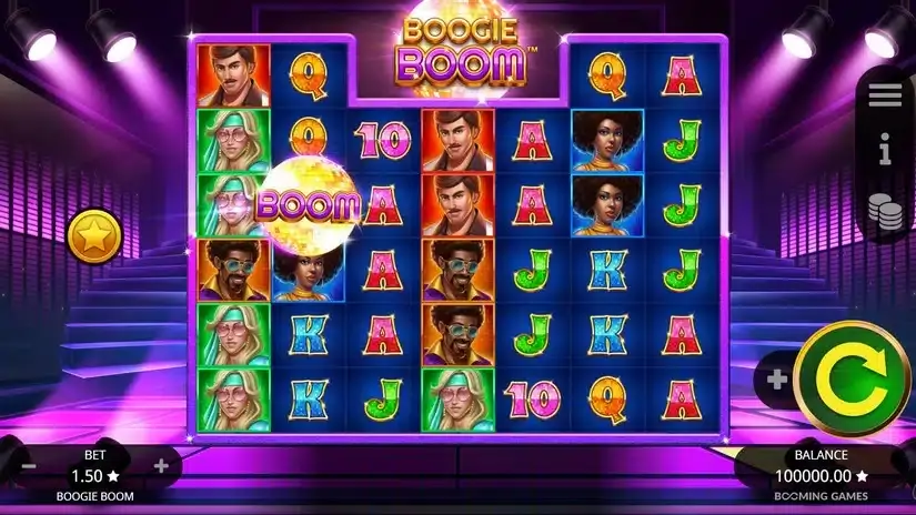 Boogie Boom slot screenshot 1