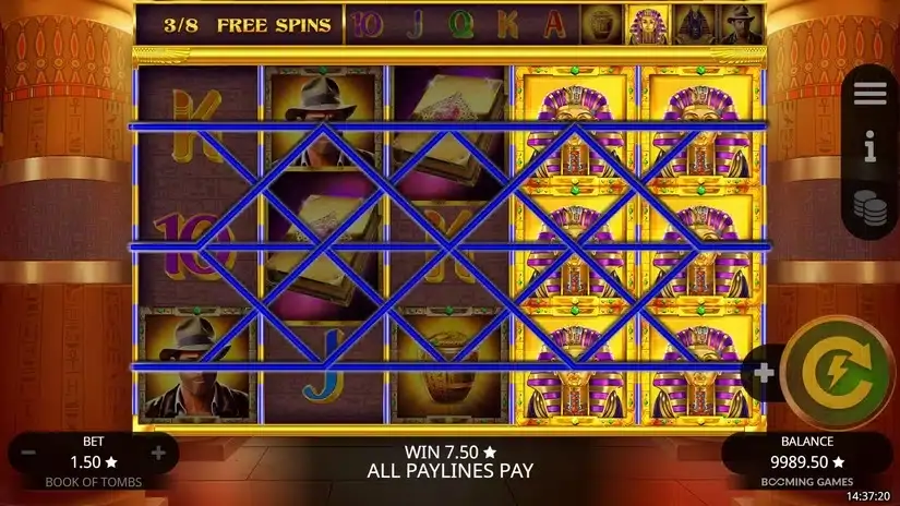 Book of Tombs slot screenshot 