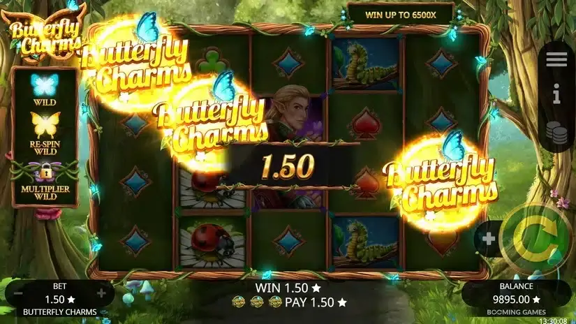 Butterfly Charms slot screenshot 2