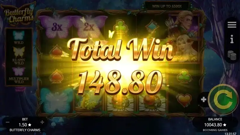 Butterfly Charms slot screenshot 7