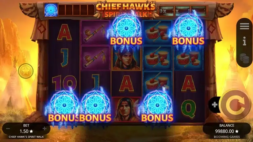 Chief Hawk’s Spirit Walk slot screenshot 2