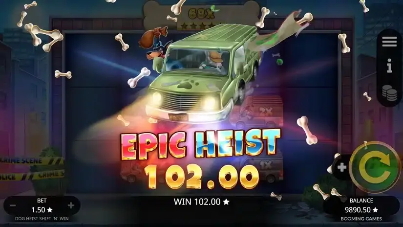 Dog Heist Shift ‘N’ Win slot screenshot 6