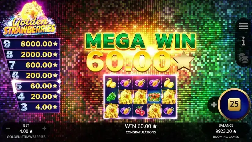 Golden Strawberries slot screenshot 6