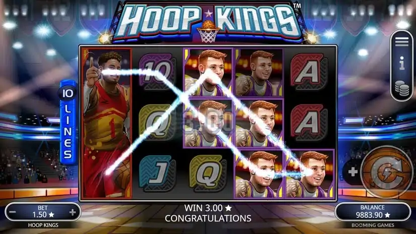 Hoop Kings slot screenshot 4