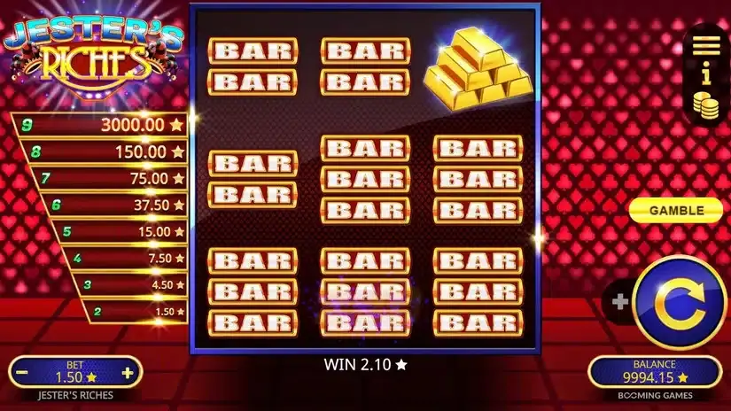 Jesters Riches slot screenshot 3