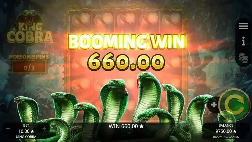 King Cobra slot screenshot 