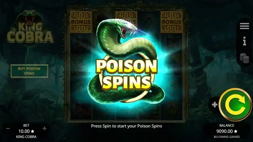 King Cobra slot screenshot 3