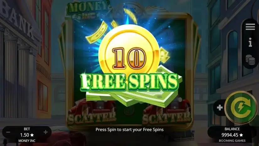 Money Inc slot screenshot 4