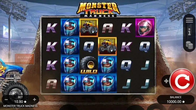 Monster Truck Madness slot screenshot 