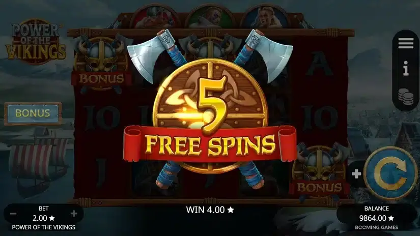 Power of the Vikings slot screenshot 3