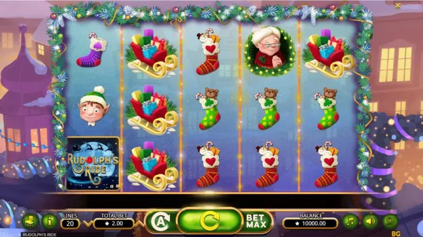 Rudolph’s Ride slot screenshot 1