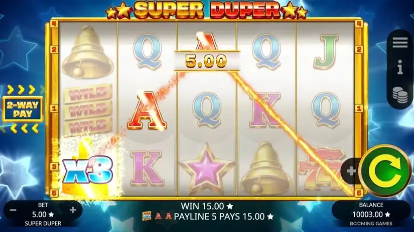 Super Duper slot screenshot 2