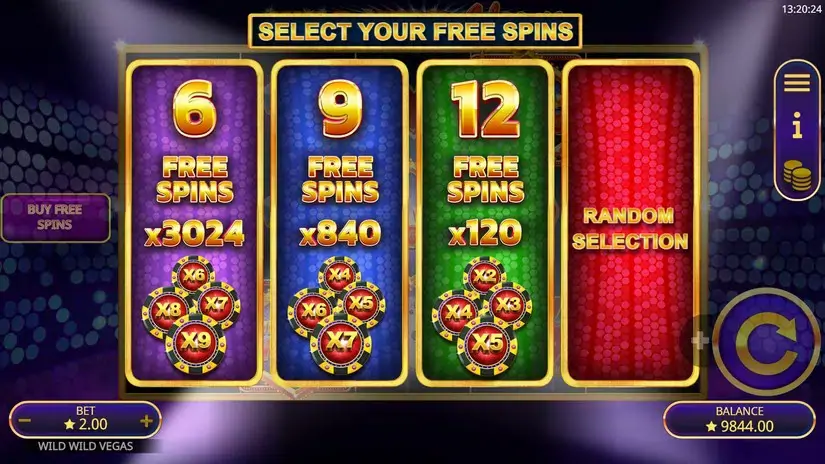 Wild Wild Vegas slot screenshot 6
