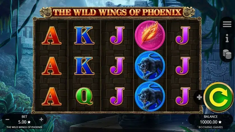 Wild Wings of Phoenix slot screenshot 2