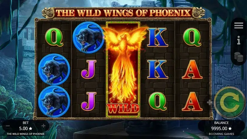 Wild Wings of Phoenix slot screenshot 1