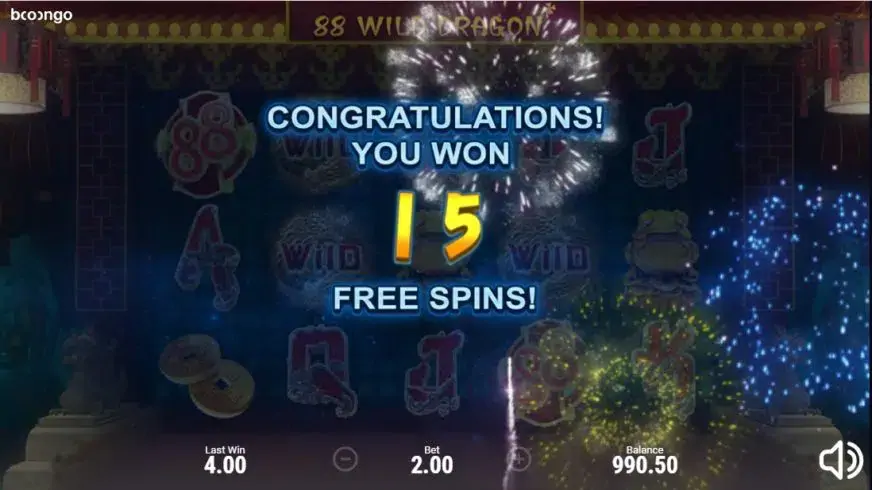 88 Wild Dragon slot screenshot 3