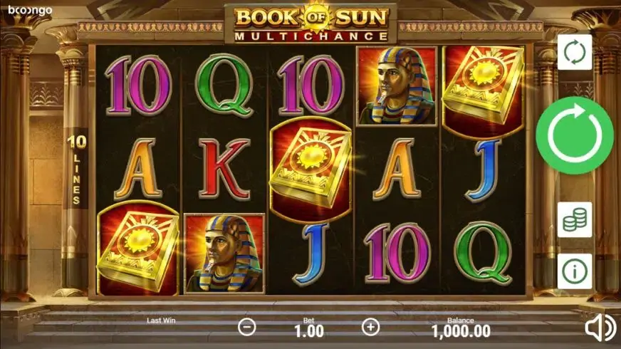 Book of Sun: Multi Chance slot screenshot 2