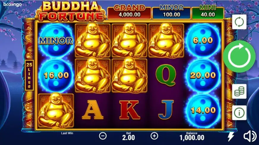 Buddha Fortune slot screenshot 1
