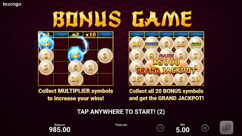 Dragon Wealth slot screenshot 3