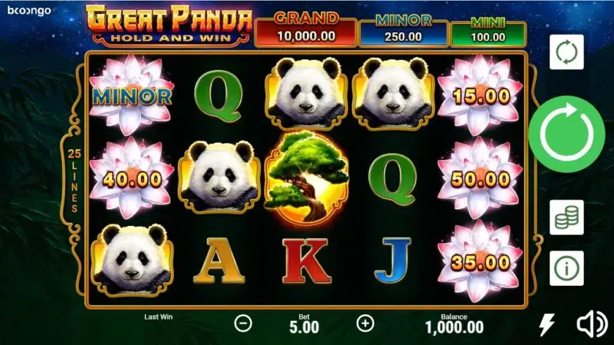 Great Panda slot screenshot 1
