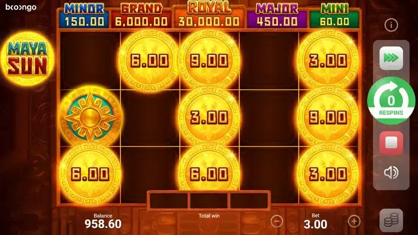 Maya Sun slot screenshot 5